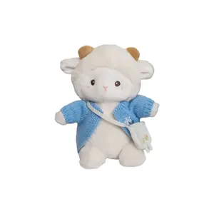 Плюшевая кукла Poky Lamb высотой 23 см Dolls and bears dance, белый