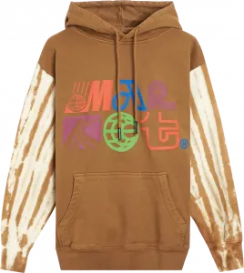 Худи Market Air Transit Puff Tie Dye Hoodie 'Brown Tie Dye', разноцветный