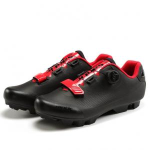Велообувь SANTIC MTB Cross Border Buckle, размер 37, черный/красный