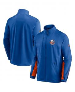 Мужская фирменная куртка royal new york islanders authentic pro locker room rinkside с полной молнией Fanatics
