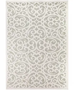 Вязаный ковер Tillman размером 239 см x 330 см для использования внутри и снаружи помещений Orian Rugs, зеленый