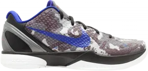 Лимитированные кроссовки Nike Zoom Kobe 6 'Grey Camo', многоцветный