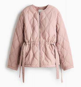 Куртка H&M Thermolite Quilted, светло-розовый