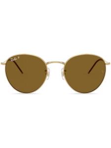 Солнцезащитные очки Round Reverse Ray-Ban, золотой