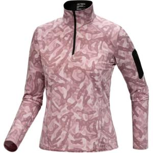 Arcteryx Куртка RHO FW24 Zip Neck Print женская черная