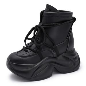 Износостойкие и легкие низкие массивные кроссовки женские Shangjinni, бежевый