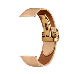 CHENSONG Часы Strap OPPO Compatibility Leather, Milk Tea