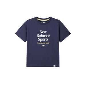 New Balance Футболка navy blue для детей 3-7 лет