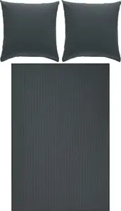 Постельное белье Rosenheim "anthracite" 1x 200x240 см + 2x 80x80 см Erwin Müller