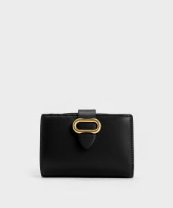 Кошелек Daki Ring Detail Charles & Keith, цвет Black