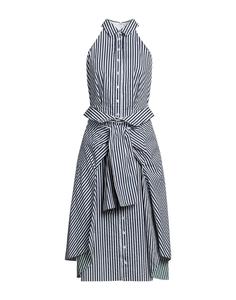 Платье миди Alexis Mabille, темно-синий