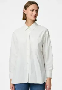 Свободная блузка pcmelia с пуговицами Pieces, Bright White