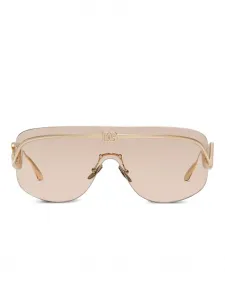 Солнцезащитные очки-пилоты с логотипом Dolce & Gabbana, золотистый