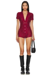 X revolve капри комбинезон Somebodee, красный