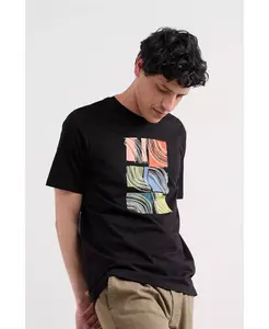 Мужская футболка Midwatch Seasalt Cornwall, черный