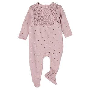 Комбинезон для девочки "sweet cherry" из 100% хлопка с рюшами и сборкой Memoi