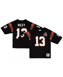 Мужская футболка ken riley black cincinnati bengals 1981, оригинальная футболка для пенсионеров Mitchell & Ness, черный