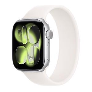 Умные часы Apple Watch Series 11 (GPS+Cellular), 46 мм, Silver Aluminum Case/Light Blush Solo Loop - Size 6