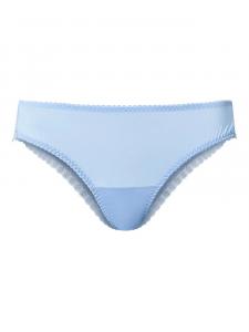 Плавки бикини с кружевной отделкой TWINSET, синий