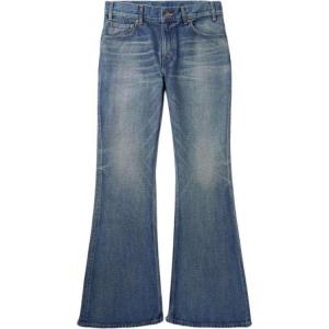 Celine Мужские джинсы, синие, умеренно расклешенные