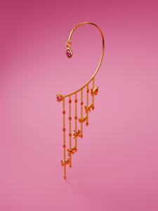 Серьги-каффы Winx Club X Gadget4entertainment All Winx, левый, позолоченное серебро