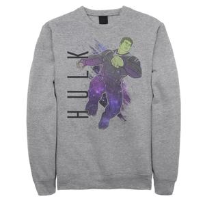 Мужской свитшот с расцветкой «Marvel Avengers Endgame Hulk Galaxy» Licensed Character