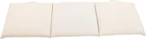 Подушка для сада Riess-ambiente Outdoor Cushion ROG 150 см бежевая, подушка для сиденья, подушка для 3-местной скамьи, садовая подушка для стула, подушка для балкона Riess-Ambiente