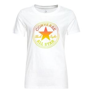 Футболка ombre chuck patch crew t-shirt 'white yellow' Converse, белый