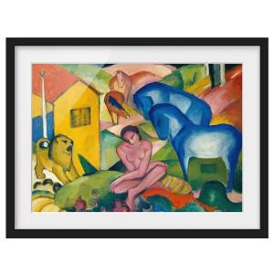 Картина Bilderwelten Franz Marc Der Traum II, 70 см, разноцветный