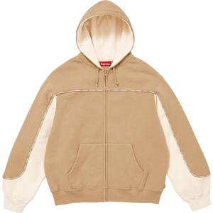 Свитшот с капюшоном и молнией unisex Supreme, Dark Tan