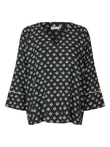 Блузка MaBeniko свободного кроя с рукавами 3/4 в цвете эфира MASAI