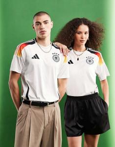 Белая домашняя футболка Adidas Football Euro 2024 Germany