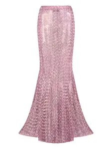 Макси-юбка с украшением стразами Santa Brands, розовый