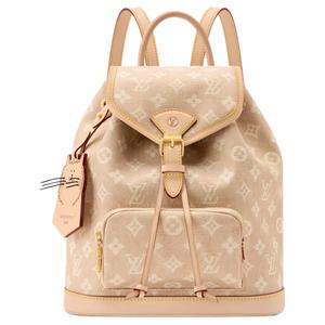 LOUIS VUITTON Сумка рюкзак Grace Coddington Montsouris Catogram с котёнком малая женская бежевая