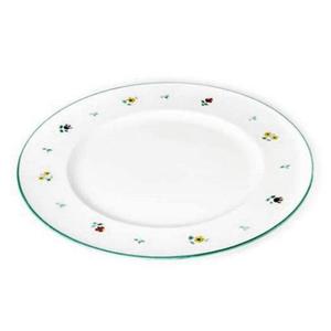 Тарелка обеденная с россыпью цветов Gourmet 27 см Gmundner Keramik, красочный