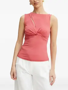 Топ с вырезами и узлом Marciano, розовый