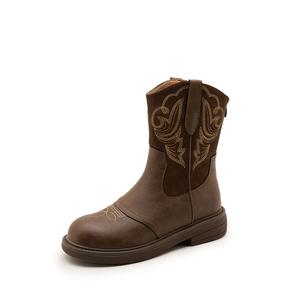 GIGIRYO Коричневые женские ботильоны, цвет Brown