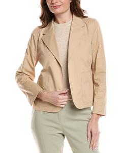 Укороченный блейзер бойфренда Lafayette 148 New York Lafayette 148 New York, коричневый