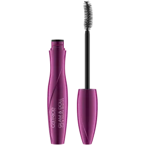 Утолщающая и подкручивающая тушь для ресниц, черная, 10 мл Catrice Glam & doll