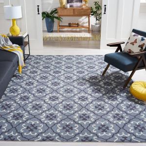 SAFAVIEH Four Seasons Collection Grey/Ivory FRS234B ковер 244 x 305 см ручной работы с цветочным узором