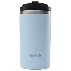Кружка дорожная 240 мл матовая пастельно-голубая Qwetch