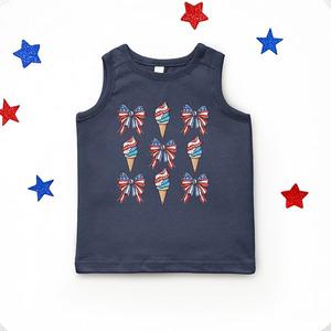 Патриотичный топ-майка с принтом в стиле кокетка The Juniper Shop