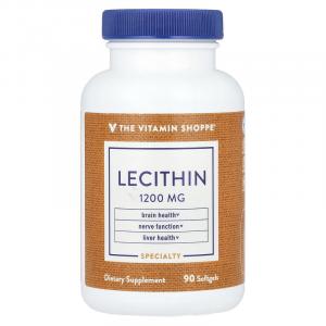 The Vitamin Shoppe, Лецитин, 1200 мг, 90 мягких таблеток