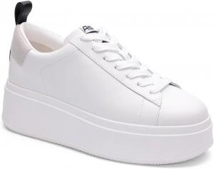 Кроссовки ASH Maya Platform с металлическим акцентом, белый/черный