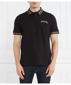 Футболка поло Regular fit Versace Jeans Couture, черный