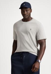 Футболка Polo Ralph Lauren Big & Tall JERSEY CREWNECK T-SHIRT, Soft Grey/Dark Green
