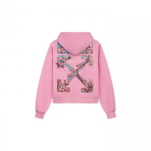 OFF-WHITE OFF WHITE худи унисекс с капюшоном средней плотности