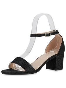 Сандалии на плоской подошве VAN HILL Riemchensandaletten Victoria, черный