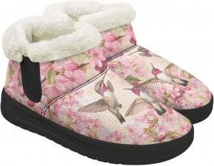 Chririnla Сапожки для женщин зимние утепленные обувь теплые лоферы мокасины зимние платформенные туфли уличные кроссовки 4.5-12