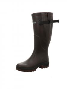 Коричневые резиновые сапоги AIGLE
